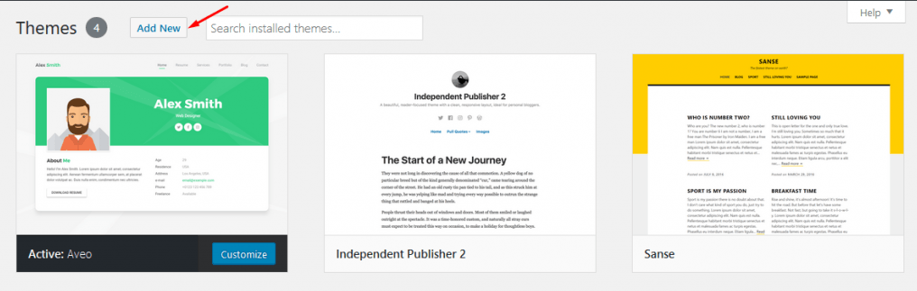 Tema Website