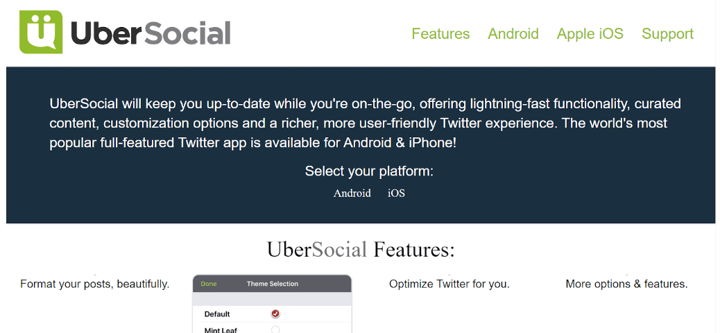 UberSocial for Twitter