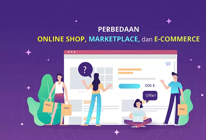 ecommerce marketplace dan online shop