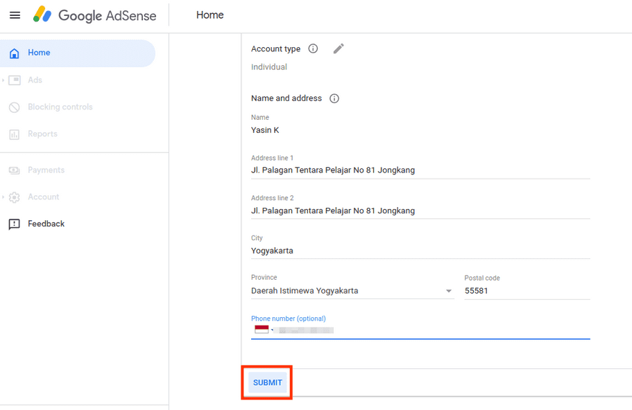 daftar youtube adsense