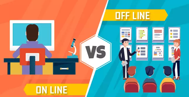 bisnis online vs bisnis offline