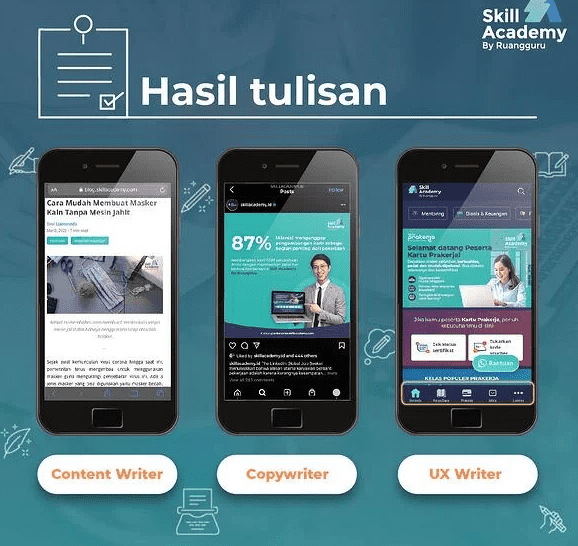 perbedaan copywriter, ux writer, dan content writer