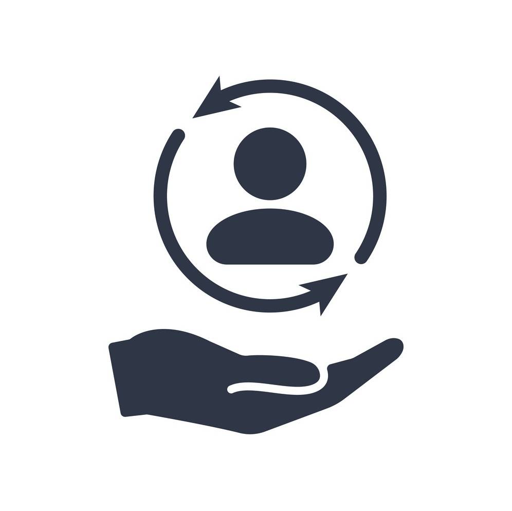Full customer care service - Minimal vector icon. Vector illustration
